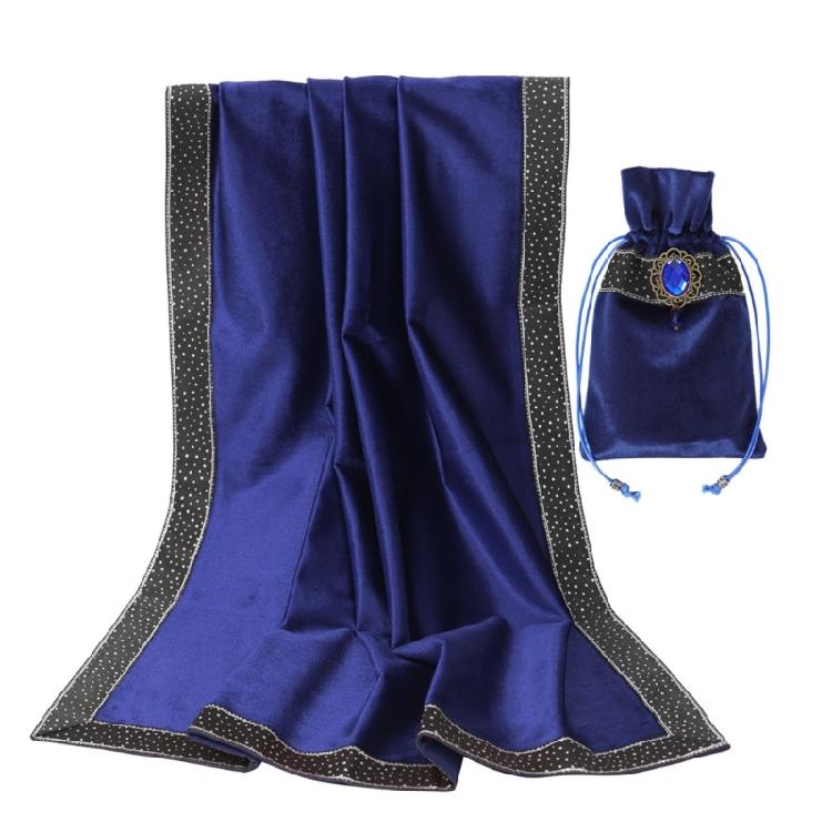 Thick Flannel Astrologys Tablecloth with Drawstring Bag Tarots Divinations Tablecloth Altars Cloth Divinations Accessory