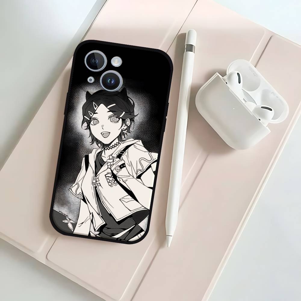 Cute C-Clove V-ValorantS Phone Case Phone Case For IPhone 17 16 15 14 13 12 11 X XR XS Plus Pro Max Mini Soft Black Cover