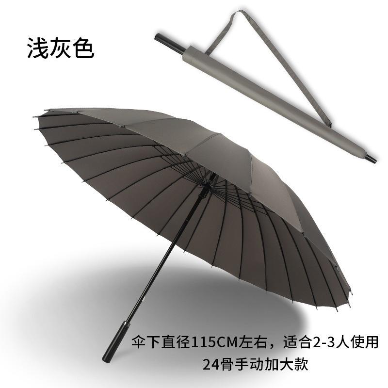 Long-handled Umbrella Printed Logo Automatic Long-handled Golf Umbrella, Enlarged and Thickened Automatic Straight Rod Advertising Umbrella Printed