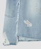 Taibseobiseu Spiked Dot Denim Skirt [Blue]
