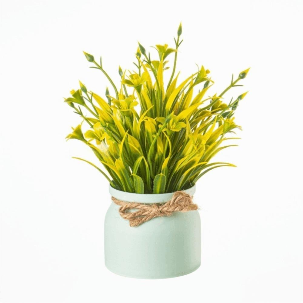 

Fake Potted Flowers Bonsai Evergreen Artificial Flower Bonsai Table Decor Fake Plant Simulated Tree Pot Plants