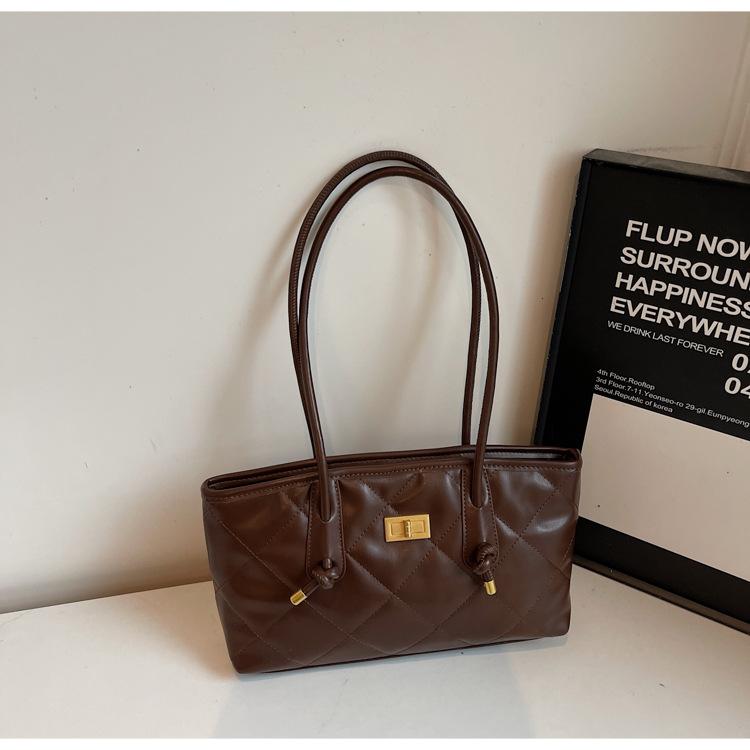 

Retro fashion diamond small bag women s 2025 new high-end niche underarm bag Korean version commuter shoulder bag tide