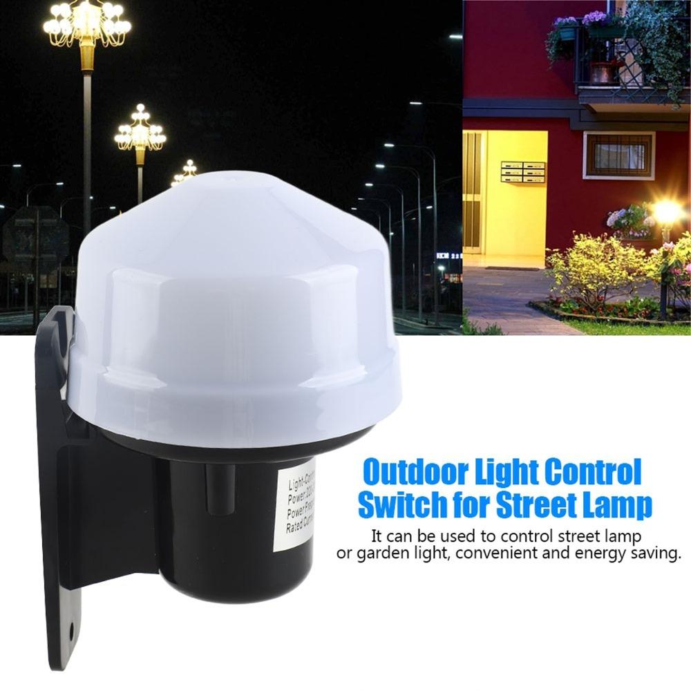 High Sensitive Photocell Light Switch Weatherproof Outdoor Lamp Switch Light Control Switch Garden