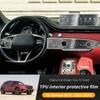 For Genesis GV70 -2024 Pre Cutting Car Interior Protection Film Gear Shift Console Anti-scratch Transparent TPU Film Sticker