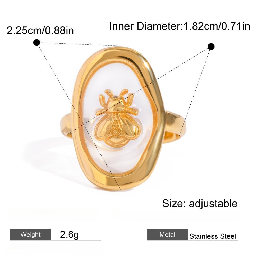 

Новое популярное легкое роскошное кольцо высокого класса из нержавеющей стали