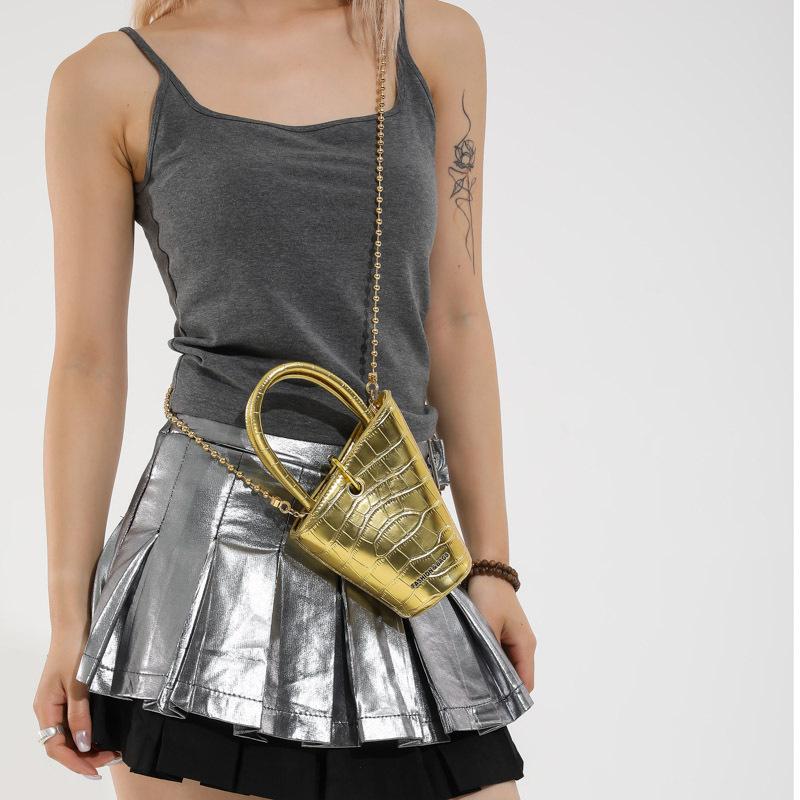 Bucket Bag, Women's Fashion Mini Women's Bag, Irregular-shaped Bag, Crossbody Bag, Single-shoulder Bag