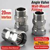 304 Stainless Angle Valve Connector 360 Rotatable Swivel Joint New Faucet Adapter  Home Plumbing