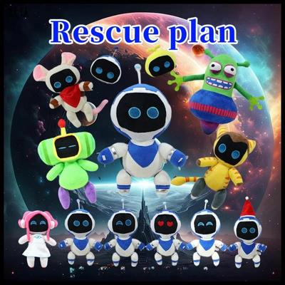Astro Bot Plush, Astro Bot Plushies Toy, Rescue Plan Plushies Doll for Astro Bot, Soft Stuffed Figure Doll for Game Fans, Boys Girls and Fans Gift