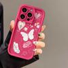 Flower butterfly for iPhone17PorMax mobile phone case 14 Apple 13 matte 12/11 protective case 15