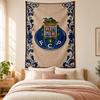 FC Porto Wandteppich hohe Qualität zur Dekoration von Wohnzimmer Schlafzimmer Studentenwohnheim Wänden ideal als Schlafzimmer Wandkunst oder Weihnachtsgeschenk