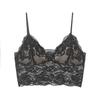 Lace Wirefree French Camisole Bra Set with Padded Triangle Cups