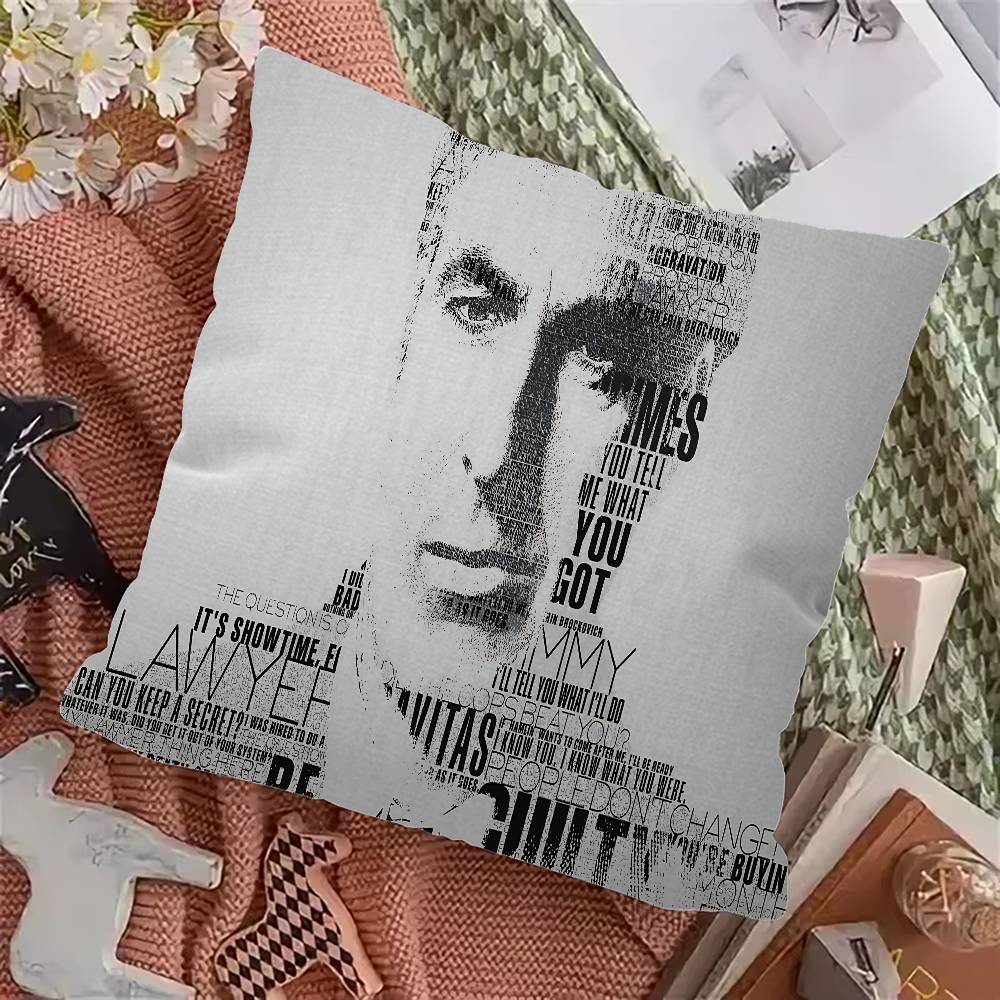 Classic Better Call Saul Pillow Gift Home Office Decoration Bedroom Sofa Car Cushion Cover Case 45X45