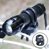 1Pc 360 ° Rotating Handle Clip Bicycle Light Clip Bracket, Suitable for LED Flashlight Mountain Bike Front Flash Bracket