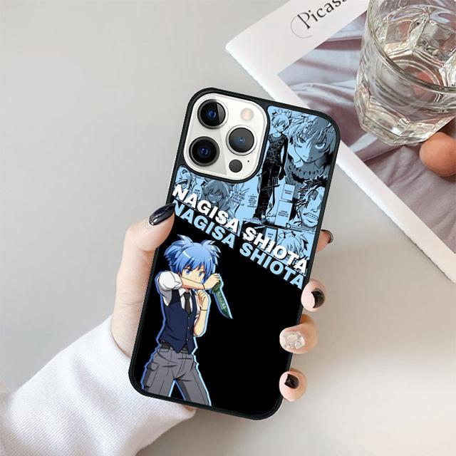 Shiota Nagisa Ansatsu Kyoushitsu Phone Case For iPhone 17 Air 16 16e 15 14 plus 11 12 13 Pro max Soft Shell Cover coque