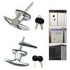 Camping Camper Shell Lock T-Handle Locking Mechanism Easy Install Truck Lock Solution Long-Lasting Performance