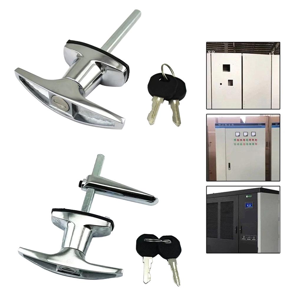 Camping Camper Shell Lock T-Handle Locking Mechanism Easy Install Truck Lock Solution Long-Lasting Performance