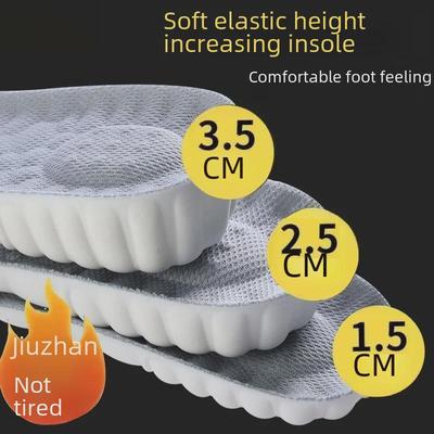 Height-Boosting Sports Insoles for Men & Women - Full-Length Comfort Insoles