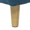 Storage Ottoman with Cushion Blue 60 X 60 X 45 Cm Velvet