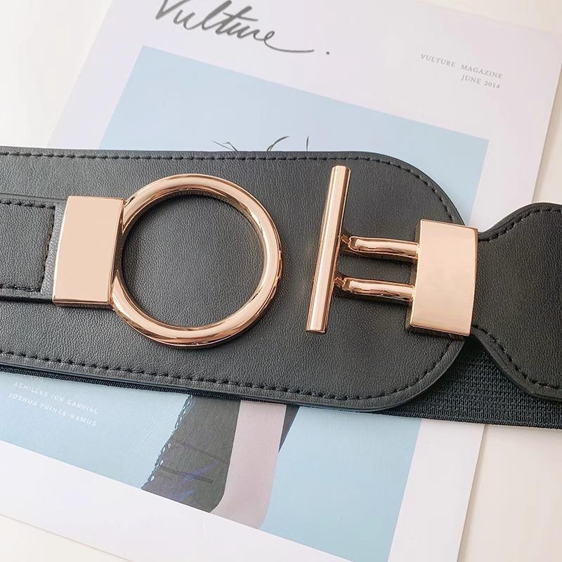 Women's High-End Elastic Waist Belt - Versatile and Trendy Decorative Accessory