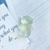 Frosted Bear Airbag Phone Holder: Cute, Semi-Transparent, Folding Desktop Stand