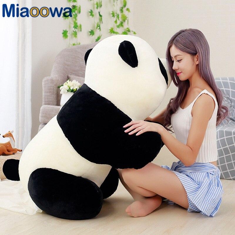 Cute Baby Big Giant Panda Bear Plush Stuffed Animal Doll Animals Toy Pillow Cartoon Kawaii Dolls Girls Lover Gifts