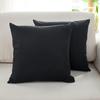 Yongguang Solid Color Throw Pillow with Insert Set