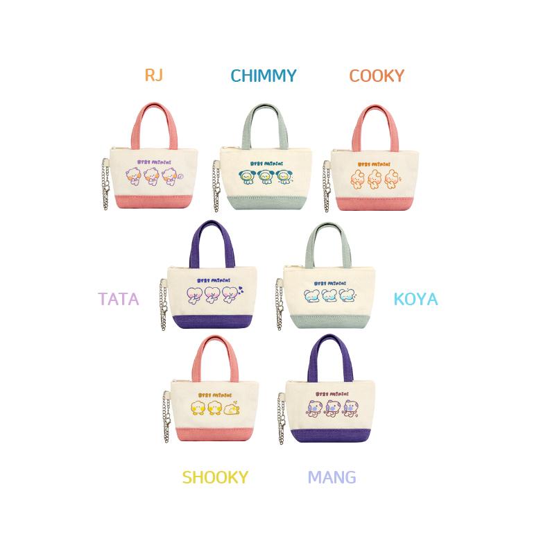 BT21 Minini Canvas Mini Pouch 1ea
