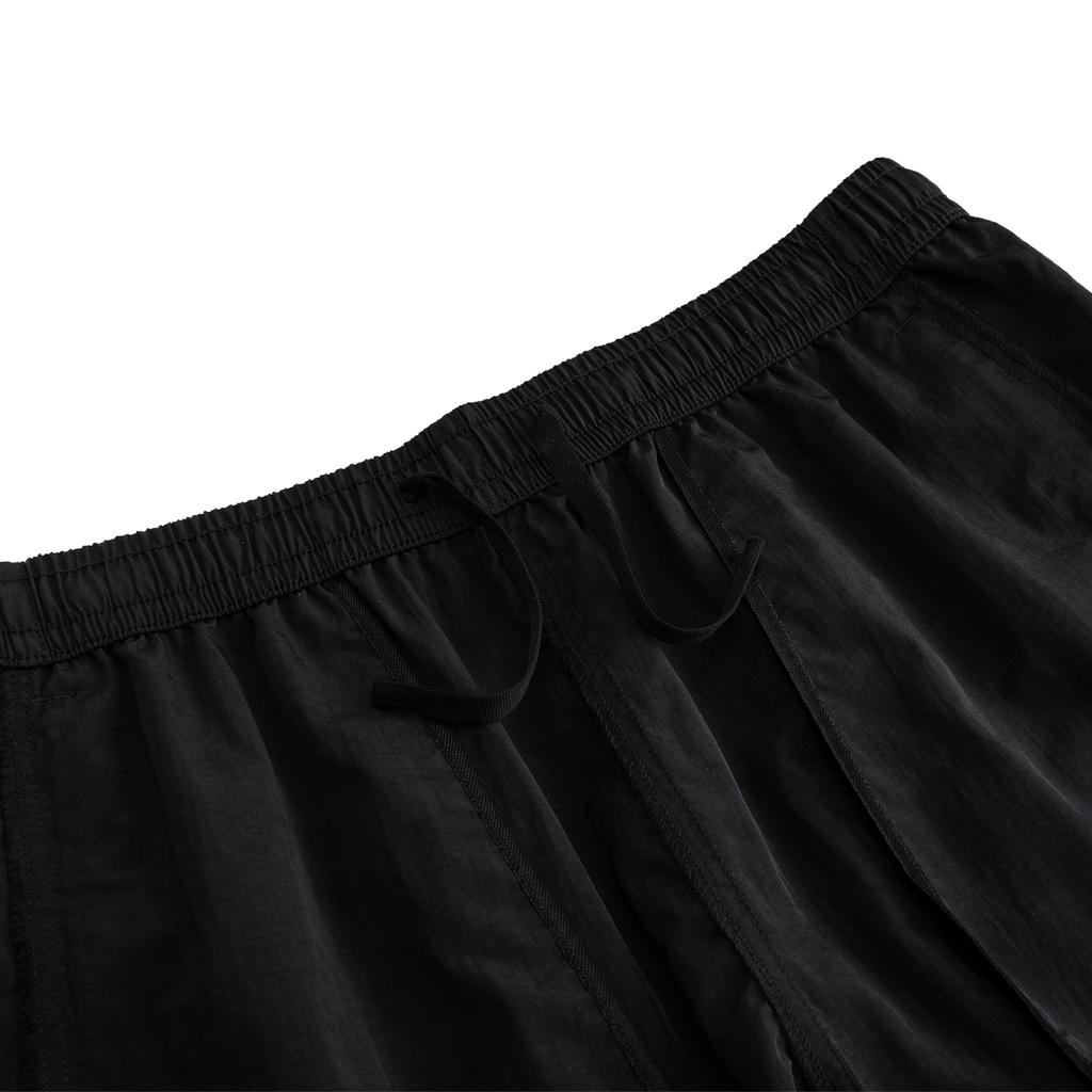 Anta Outdoors Woven Sports Shorts Summer Casual Men Shorts Basic-Black 952626501-3