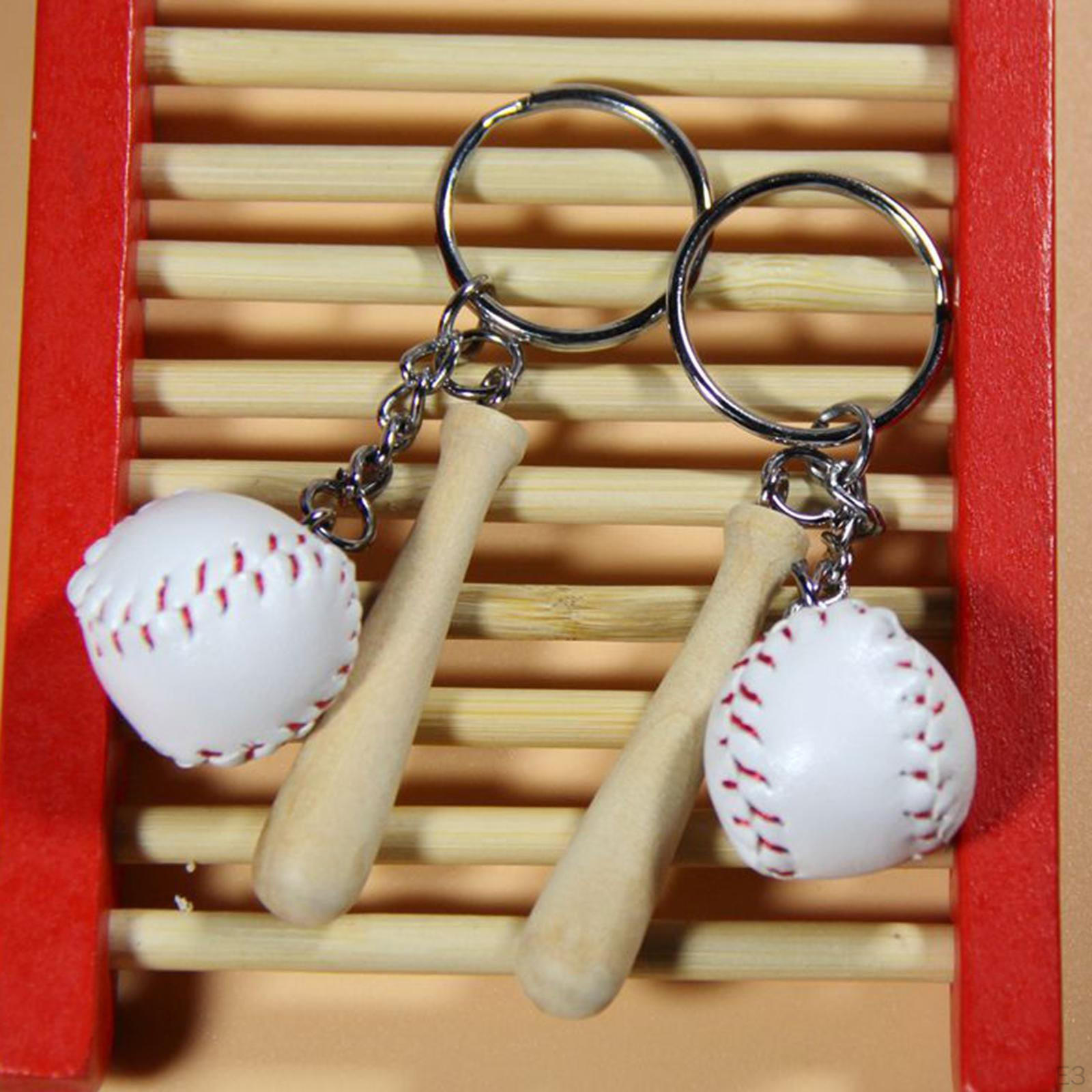 Брелок в форме бейсбольного мяча — фото 4