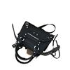 Niche Retro Rivet Locomotive Bag, Women's Bag, Sweet, Cool, Foreign, Versatile, Large-capacity Shoulder Messenger Bag, Women's Handbag.
