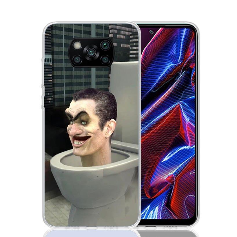 S-Skibidi Toilet Mobile Cell Phone Case For Xiaomi Poco X7 X6 X5 Pro F7 Ultra Redmi 15C 15 13 13C 12 12C 10 10A 10C 9 9A 9C 9T C