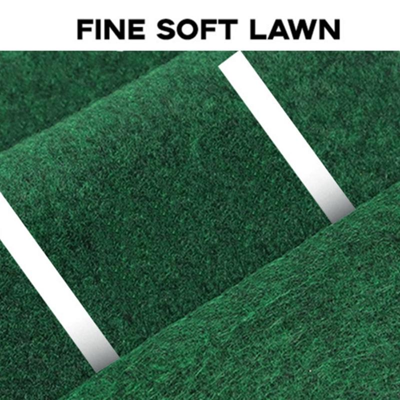 Light weight ABS Golf Practice Mat with Noise Reduction Surfaces for Quiet Durability Use at Homes or Course