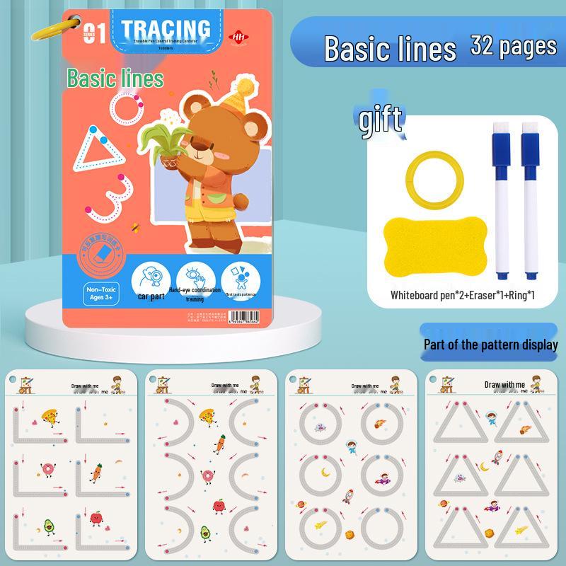 Children s Erasable Practice Sheets: Early Education Numbers & Writing