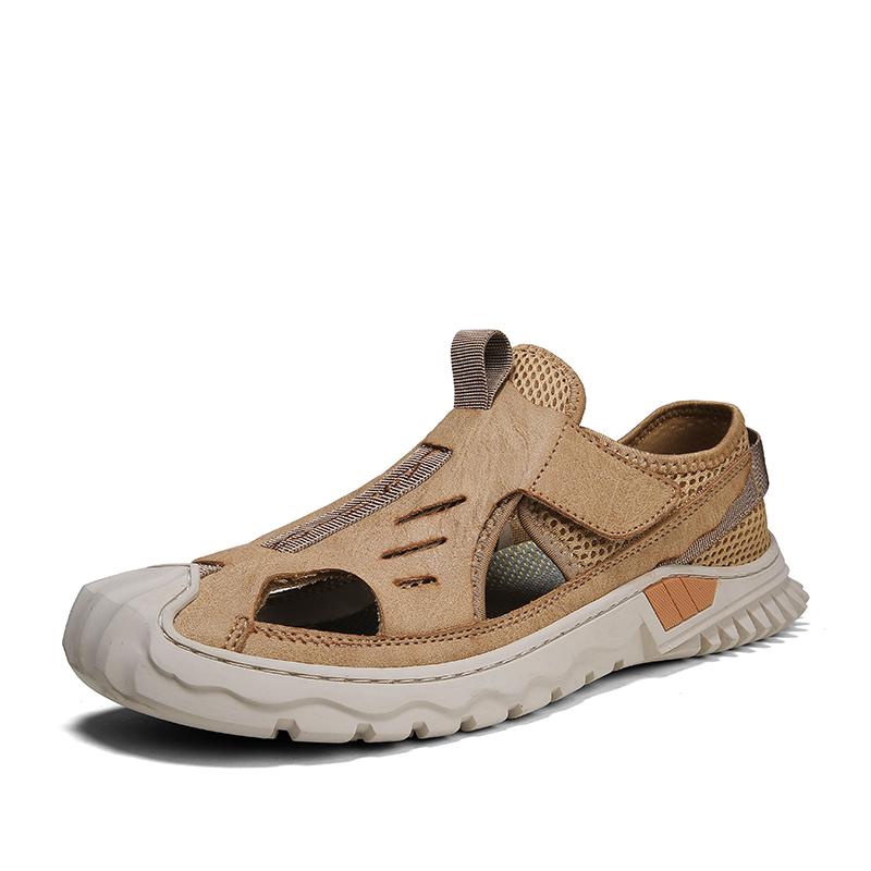 

Brand Comfortable Casual Leather Shoes Men Loafers Spring Summer Mesh Shoes Men Flats Breathable Driving Shoes Men Moccasins 44 хаки