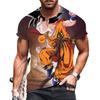 Y2k Men's T-shirt High Quality Dragon Ball Vegeta Tops Hip Hop Goku Harajuku Style Super Saiya 2025