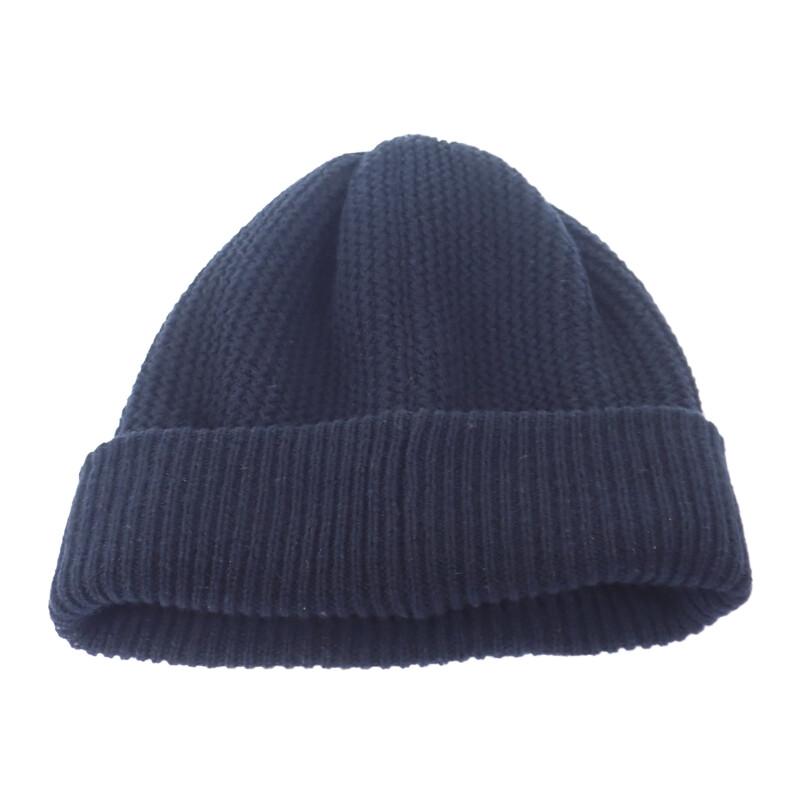 Chanel AA8313 Knit Cap Navy Cashmere Women