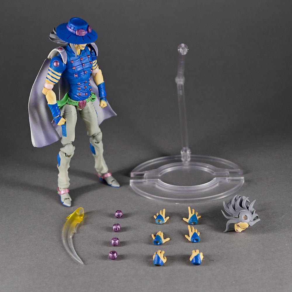 Дивні пригоди ДжоДжо Гіро Зеппелі Рухомі Фігурки Дії Іграшки 15см