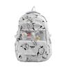 School Bag Women's Insens New Junior High School and College Student Cartoon Print High-value Large-capacity Dirt-resistant Backpack
