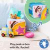 Senhora. Conjunto de Pelúcias Rachel Learning Box para Bebês Atividades Sensoriais Brinquedos Educacionais