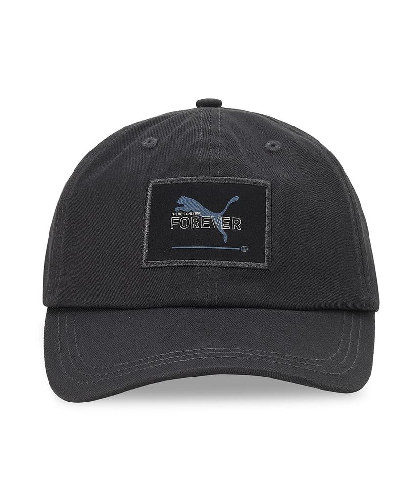 PUMA Better BB Cap, Classic Baseball Silhouette with Patch (Phantom Black 01), Model 024361