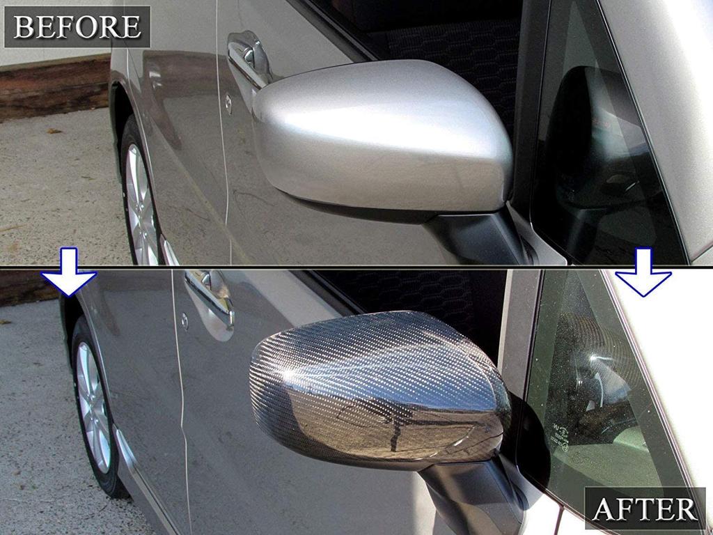 BRIGHTZ Real Carbon Fiber Door Mirror Covers for Alto Compatible with HA and 97 HA37S/HA97S [CAR-MIR-046] HA37, HA97, A37, A97, 37,