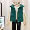 Mode Warme Daunenjacke in Übergröße Damen Kurz Koreanischer Stil Student Herbst und Winter Allround Locker Weste Weste