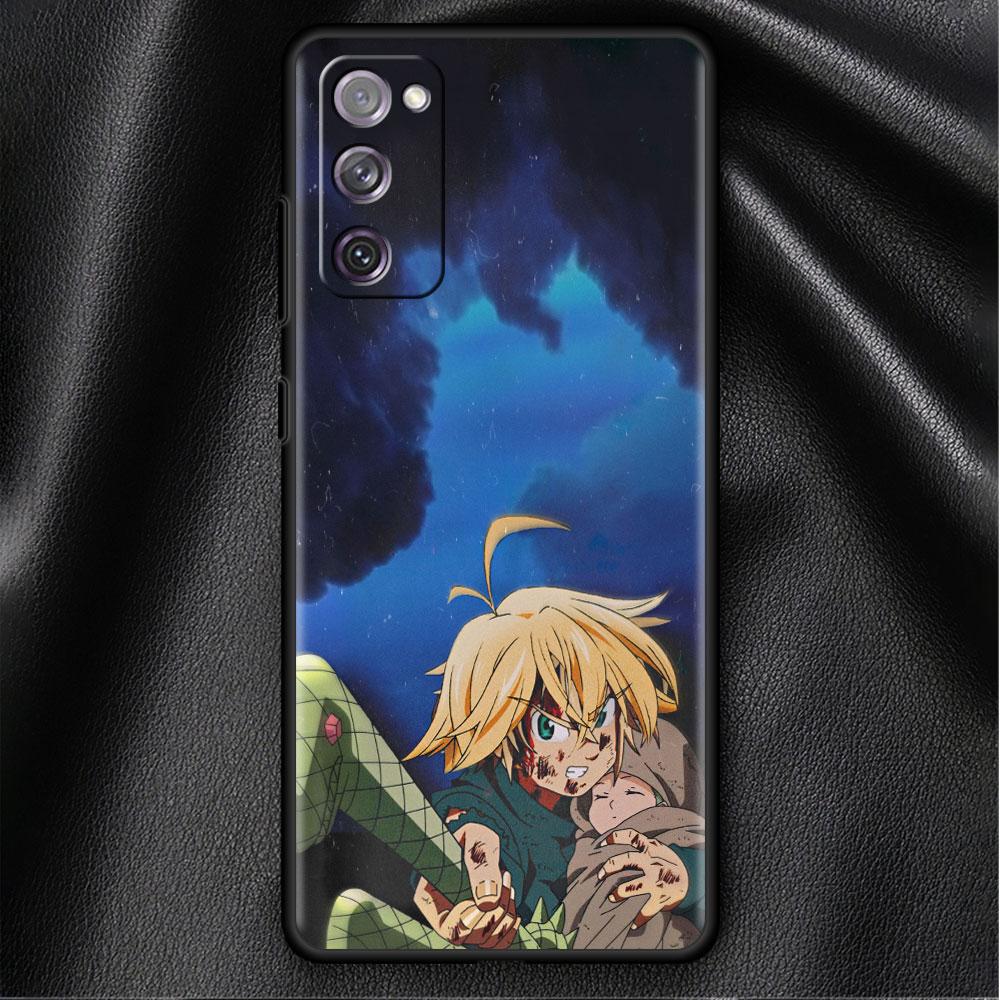Bumper Case For Samsung Galaxy S22 Ultra S21 FE S20 Plus S10 Lite Phone Cover S10e S9 S8 S7 Silicone Funda The Seven Deadly Sins