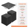 VEVOR Modular Interlocking Cushion, 55 Pack 30 X 30 Cm Splicing Drainage Mats, Soft PVC Interlocking Drainage Floor Tiles