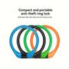 1pc Heavy-duty Anti-theft Bicycle Chain Cable Portable Combination Bicycle Lock, with 4-digit Resettable Combination, Suitable for Bicycles -16 Inches