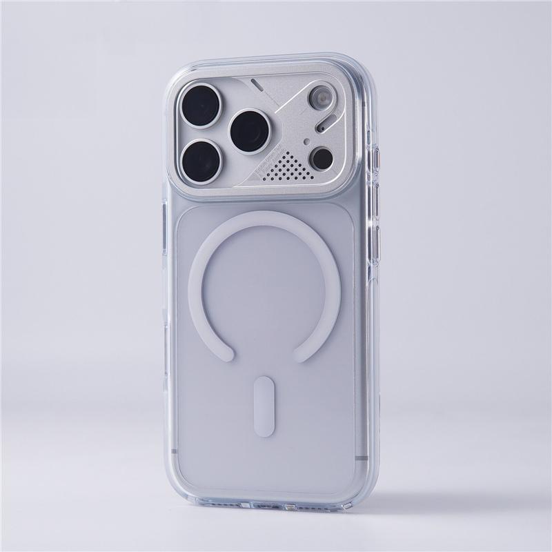 

Original Clear Lens protection Case For iPhone 17Pro 17Pro Max 16Pro Magnetic Funda For Magsafe Wireless Charge Shockproof Cover For iPhone 17Pro Max