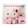 Sanrio Hello Kitty Plush Toy Accessory Case Set Whipped Ages 3 and Up 224669 (SANRIO) & (Strawberry Cake)