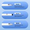 Verbesserter 3-in-1-Stift für Touchscreen-Geräte: Mobiltelefone, Tablets, iPads und Huawei