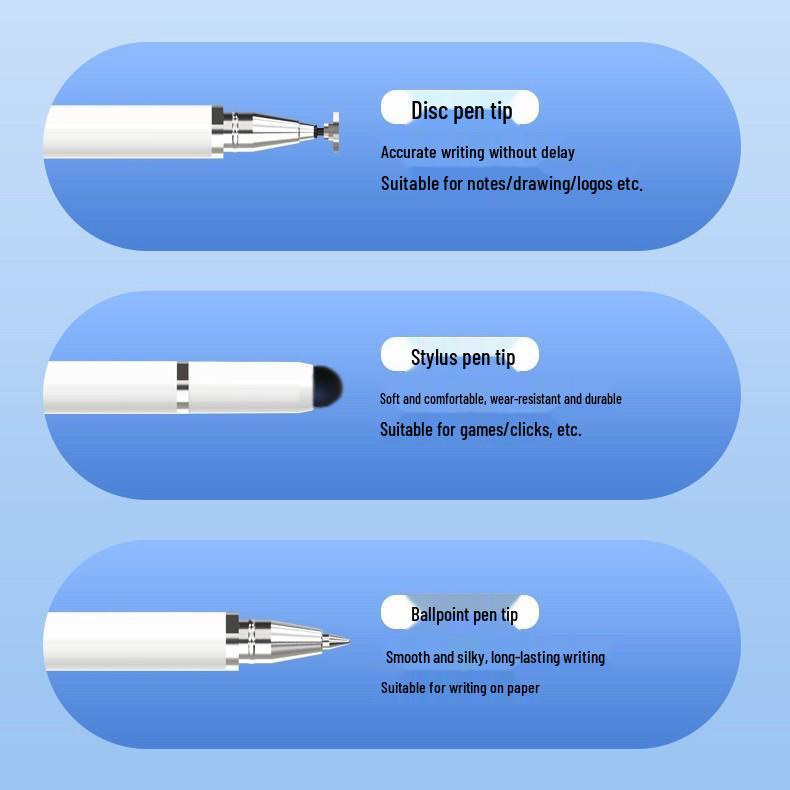 Stilou 3-în-1 îmbunătățit pentru dispozitive cu ecran tactil: Telefoane Mobile, Tablete, iPad-uri și Huawei