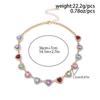 Personalized Simple Diamond Inlaid Heart Shape Clavicle Necklace For Women